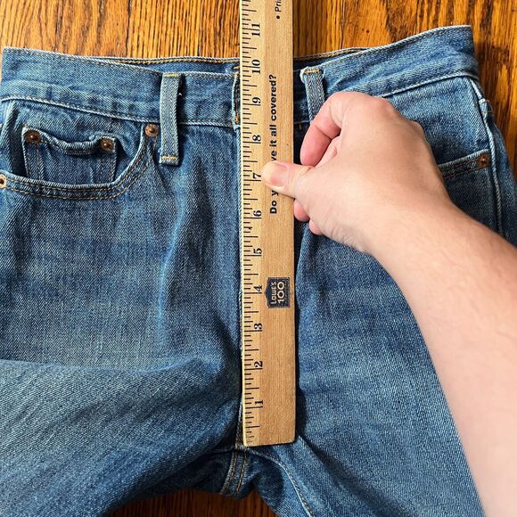 Levi's Women's 25 White Oak Cone Denim Raw Hem Slim Fit Blue Jeans - Picture 8 of 12